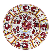 Load image into Gallery viewer, ORVIETO RED ROOSTER: Rim Pasta Soup Bowl [SECOND]
