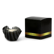 Load image into Gallery viewer, ITALIAN GLASS: Fused Glass Candle Black-Gray - Artistica.com
