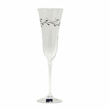 Load image into Gallery viewer, DA VINCI: Italian Luxury Stemware Water/Wine Hand Silk Screened Glass Goblet [R] - Artistica.com

