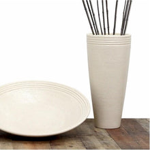 Load image into Gallery viewer, SCAVO REFRATTARIO: Rigato Tall Vase Cream
