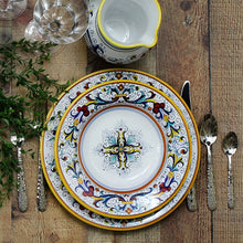 Load image into Gallery viewer, RICCO DERUTA: Salad Plate - White Center - Artistica.com
