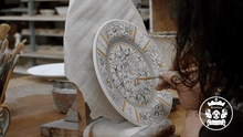Load image into Gallery viewer, ORVIETO BLUE ROOSTER: Rim Pasta Soup Bowl - Artistica.com
