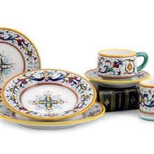 Load image into Gallery viewer, RICCO DERUTA: Salad Plate - White Center - Artistica.com
